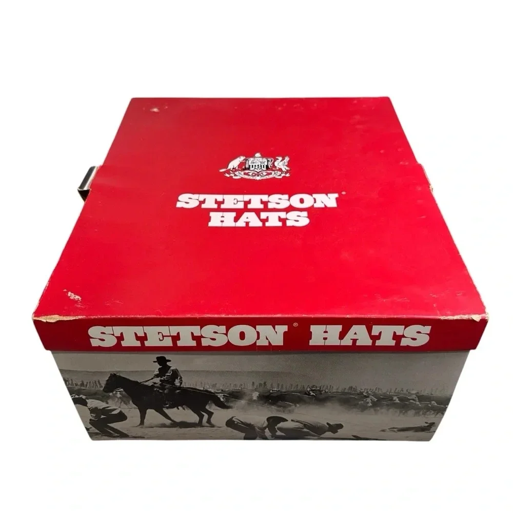 Vintage Stetson 7 3/8 5X Brown Cowboy Hat - Picture 16 of 16